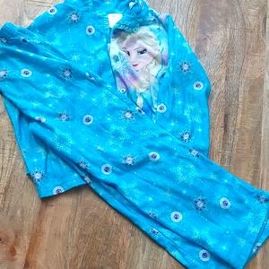 Disney 6/6x blue  Elsa pajama set